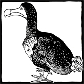 dodo black and white